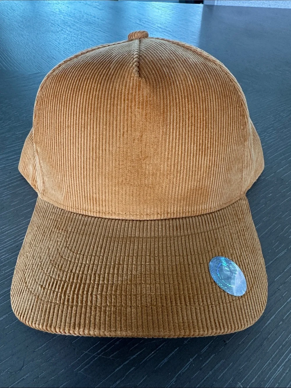 New Corduroy Baseball Cap - Tan